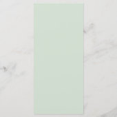 モダンシンプルグ結婚リーン メニュー (裏面)