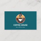 モダンシンプルコーヒーショップ名刺 名刺 (正面)