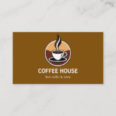 モダンシンプルコーヒーショップ名刺 名刺 (正面)