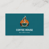 モダンシンプルコーヒーショップ名刺 名刺 (正面)