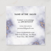 モダンシンプルサロン割引クーポン 割引カード (裏面)