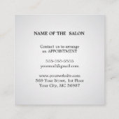 モダンシンプルサロン割引クーポン 割引カード (裏面)