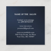 モダンシンプルサロン割引クーポン 割引カード (裏面)