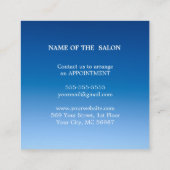 モダンシンプルサロン割引クーポン 割引カード (裏面)