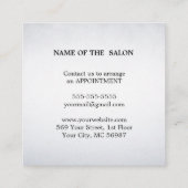 モダンシンプルサロン割引クーポン 割引カード (裏面)