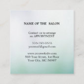 モダンシンプルサロン割引クーポン 割引カード (裏面)