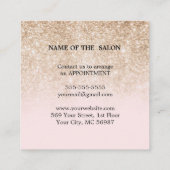 モダンシンプルサロン割引クーポン 割引カード (裏面)