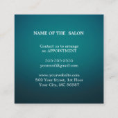 モダンシンプルサロン割引クーポン 割引カード (裏面)