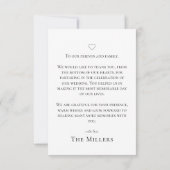 モダンシンプルサンキューカード (裏面)