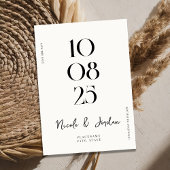 モダンシンプルシッ結婚クス セーブザデート