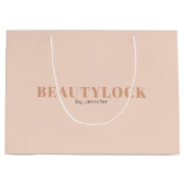 モダンシンプルショッピング ラージペーパーバッグ (正面)