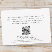 モダンシンプルシ実在ック ノートカード