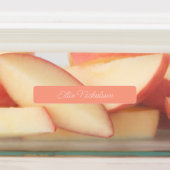 モダンシンプルスクリプガーリーピンク防水名 ラベル (貼付)