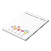 モダンシンプルスタイリッシュトレンディー水彩飲料 ノートパッド (回転)