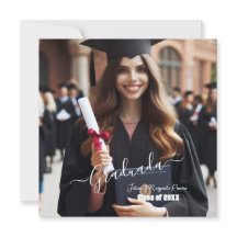 モダンシンプルスペインの平サンキューカード