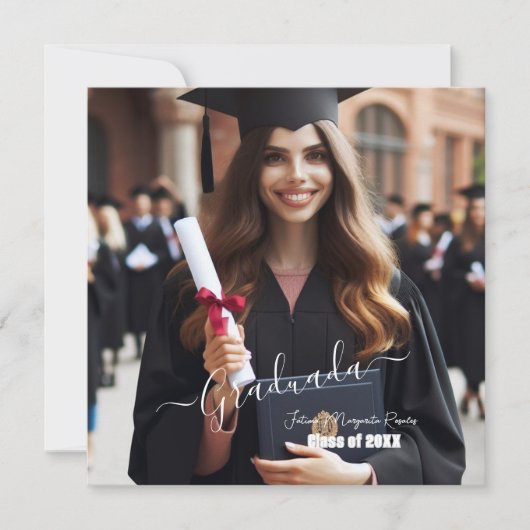 モダンシンプルスペインの平サンキューカード サンキューカード (正面)