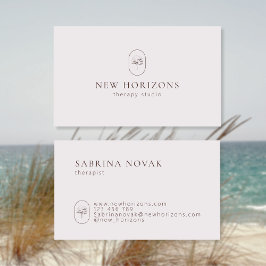 モダンシンプルセラピスト 名刺