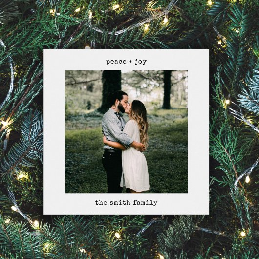 モダンシンプルタイプライター シーズンカード