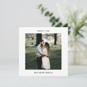 モダンシンプルタイプライター シーズンカード (スタンド正面)