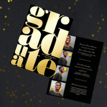 モダンシンプルタイポグラフィ卒業発表