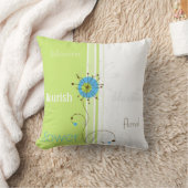 モダンシンプルタイポグラフィ クッション (ブランケット)