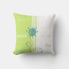 モダンシンプルタイポグラフィ クッション