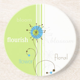 モダンシンプルタイポグラフィ コースター