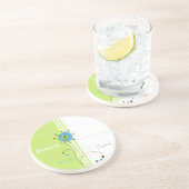 モダンシンプルタイポグラフィ コースター (側面)