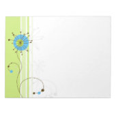 モダンシンプルタイポグラフィ ノートパッド (正面)