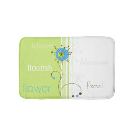 モダンシンプルタイポグラフィ バスマット