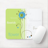 モダンシンプルタイポグラフィ マウスパッド (マウス)