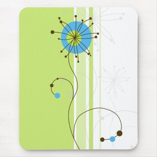 モダンシンプルタイポグラフィ マウスパッド (正面)