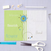 モダンシンプルタイポグラフィ 薄葉紙 (クラフト)