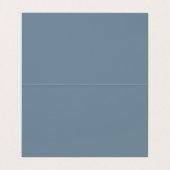 モダンシンプルダスティブルーシグネチャータイポグラフィ 名刺 (内部フラット)