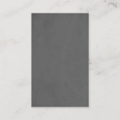 モダンシンプルテクスチャグレーブルーコンサルタント 名刺 (裏面)