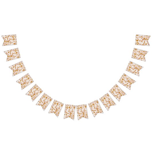 モダンシンプルテラコッタ金ゴールドテラッツォバンティン バンティングフラッグ (全)