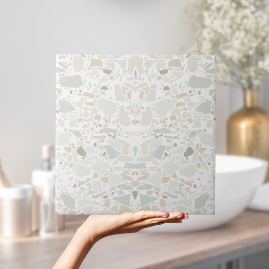 モダンシンプルテルラッツォホワイトタイル タイル