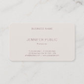 モダンシンプルテンプレートエレガントカラープロフェッショナル 名刺 (裏面)