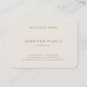 モダンシンプルテンプレートエレガントカラープロフェッショナル 名刺 (裏面)