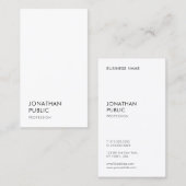 モダンシンプルテンプレートエレガントトレンディープロフェッショナル 名刺 (正面/裏面)
