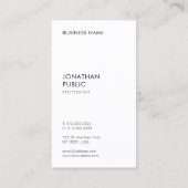 モダンシンプルテンプレートエレガントトレンディープロフェッショナル 名刺 (裏面)