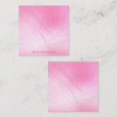 モダンシンプルテンプレートエレガントピンクトレンディー ノートカード (正面/裏面)