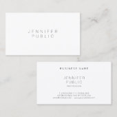 モダンシンプルテンプレートエレガントプロフェッショナルデザイン 名刺 (正面/裏面)