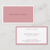 モダンシンプルテンプレートプロフェッショナルの色 名刺 (正面/裏面)