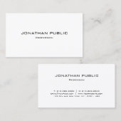 モダンシンプルテンプレートプロフェッショナルセミグロス 名刺 (正面/裏面)