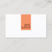 モダンシンプルテンプレートモノグラムエレガントビジネスC 名刺 (正面)