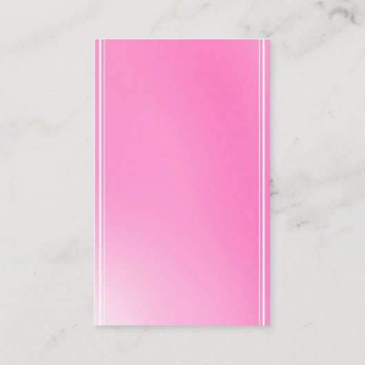 モダンシンプルデザインエレガントピンクテンプレートトレンディー 名刺 (裏面)