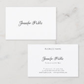 モダンシンプルデザインプロフェッショナルエレガントテンプレート 名刺 (正面/裏面)