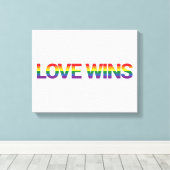 モダンシンプルデザイン愛鮮やか勝ち キャンバスプリント (インサイチュ (ウッドフロア))