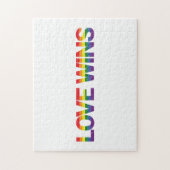 モダンシンプルデザイン愛鮮やか勝ち ジグソーパズル (縦)